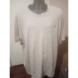 Polo Ralph Lauren T-Shirt Men’s 3XLT Big Tall Tan Brown Brown Pony Cotton